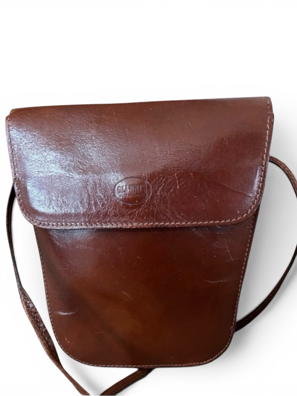Gianni Florentia Vintage Italian Leather Crossbody Bag
